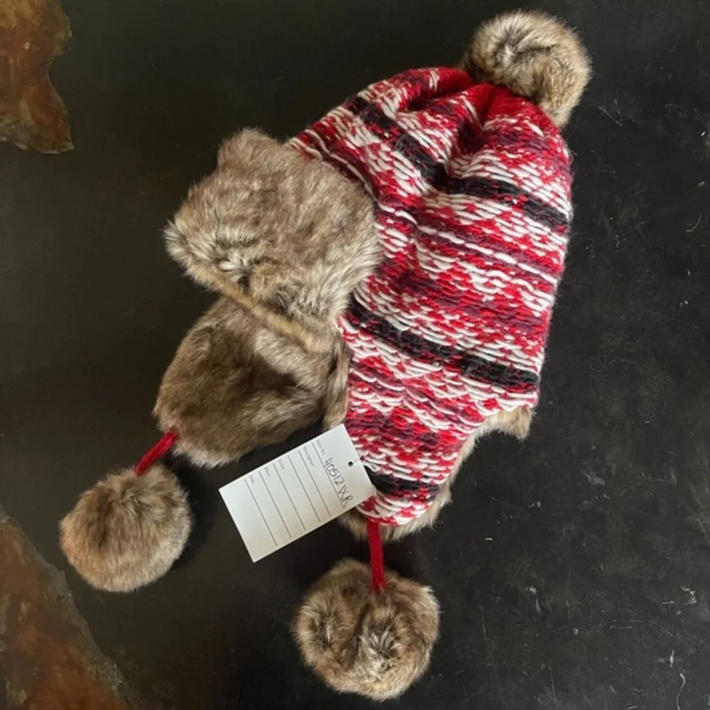 Free People- Earflap Fur Hat